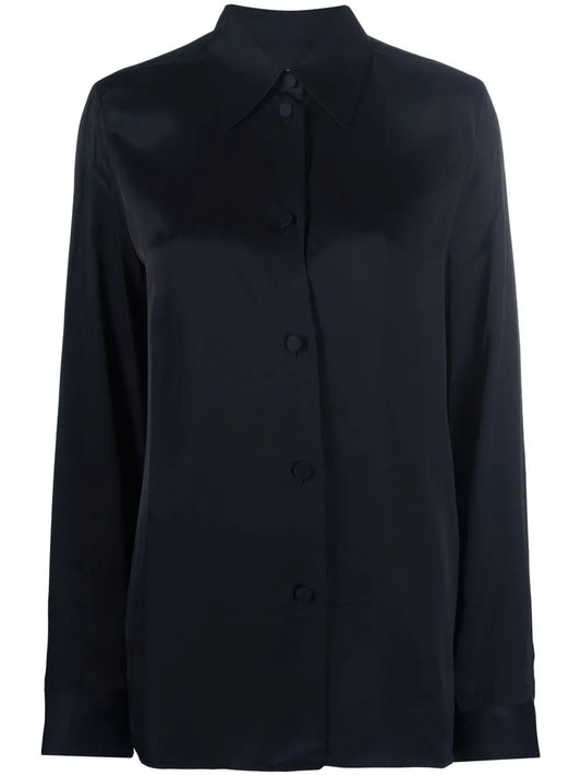 Classic Collar Buttoned Blouse