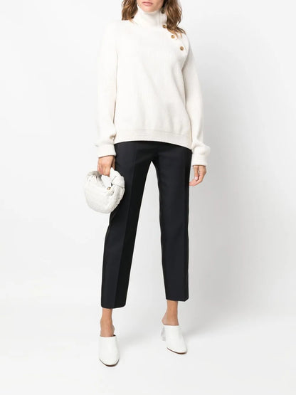 Cropped Tailored Trousers