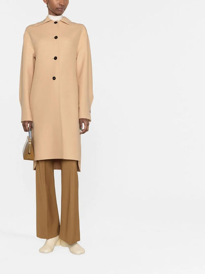 Cashmere Single-Breasted Coat
