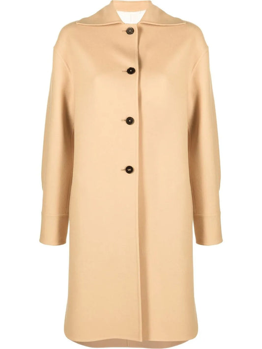 Cashmere Single-Breasted Coat