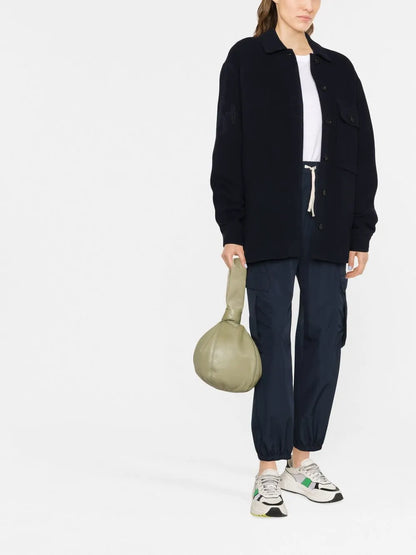 Flocked-Monogram Wool Jacket