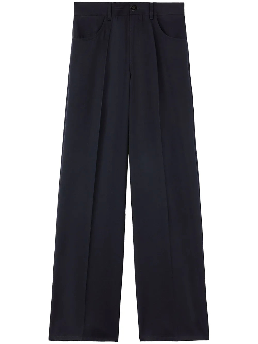 High-Waist Wide-Leg Trousers