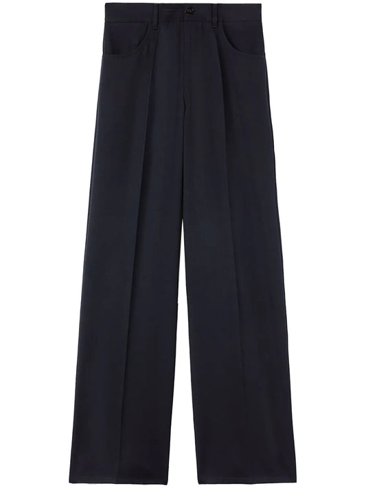 High-Waist Wide-Leg Trousers