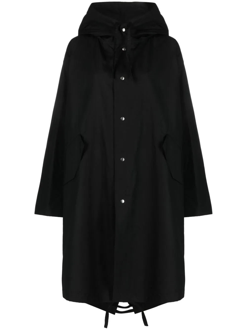 Logo-Print Cotton Coat
