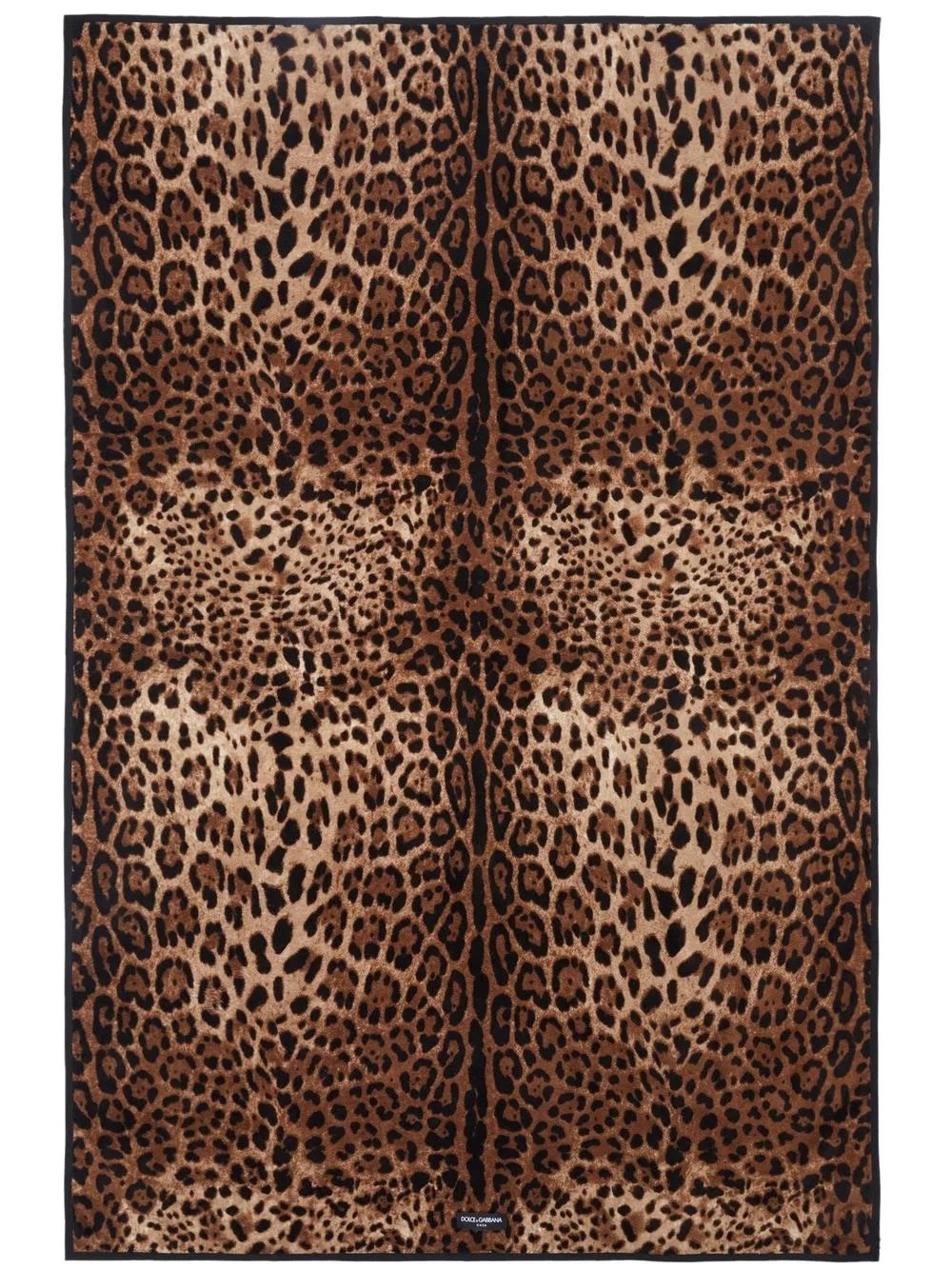 Leopard-Print Cotton Towel
