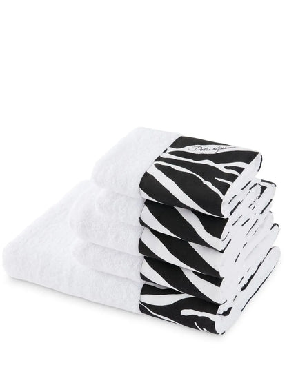 Set Of Five Terry Cotton Towels