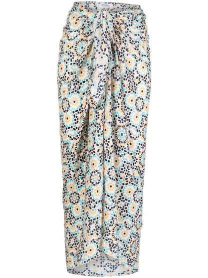 Telem Geometric-Print Sarong
