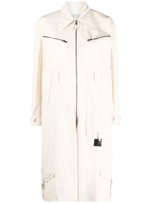 Pocket-Detail Knee-Length Playsuit