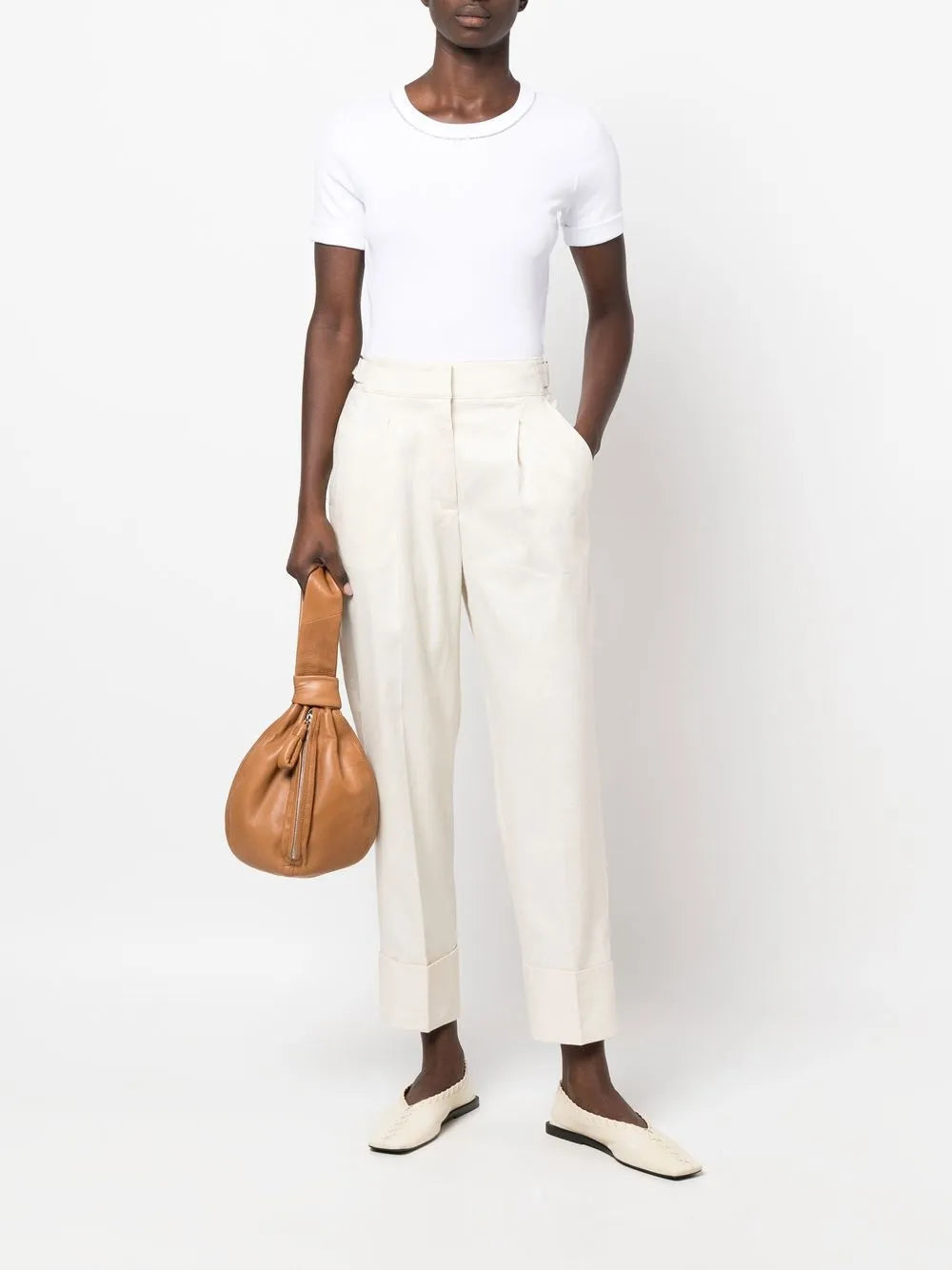 Stretch-Jersey Micro-Rib T-Shirt