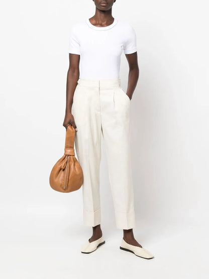 Stretch-Jersey Micro-Rib T-Shirt