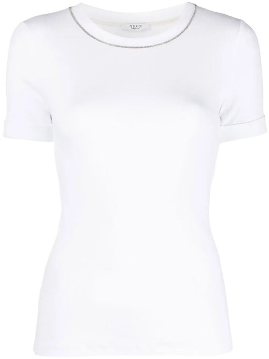 Stretch-Jersey Micro-Rib T-Shirt