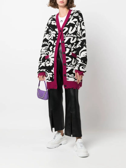 Distressed-Effect Cardi-Coat