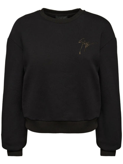 Sauvanne Crystal-Logo Sweatshirt