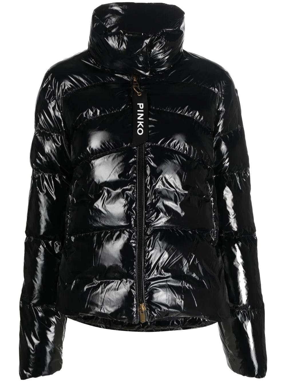 High-Shine Quilted Jacket