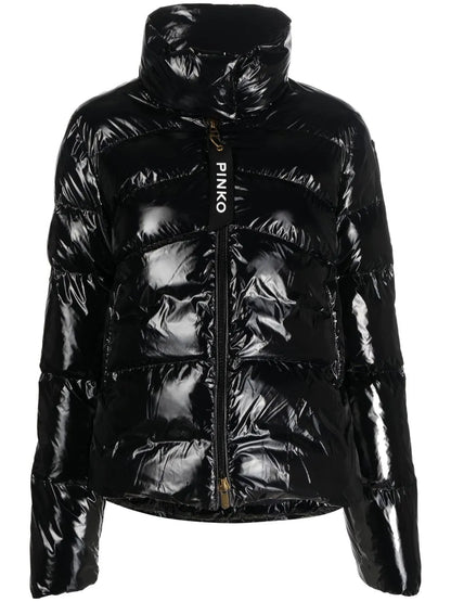 High-Shine Quilted Jacket