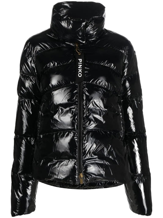 High-Shine Quilted Jacket