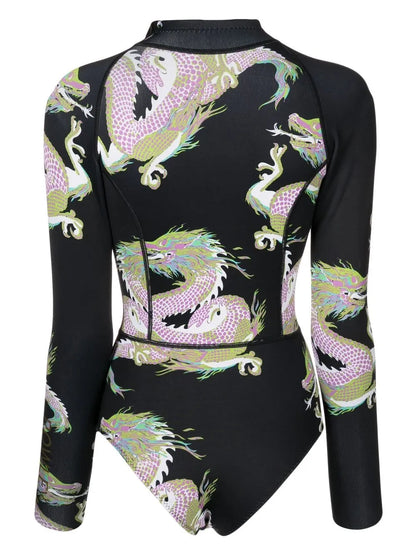 Dragon Graphic-Print Wetsuit