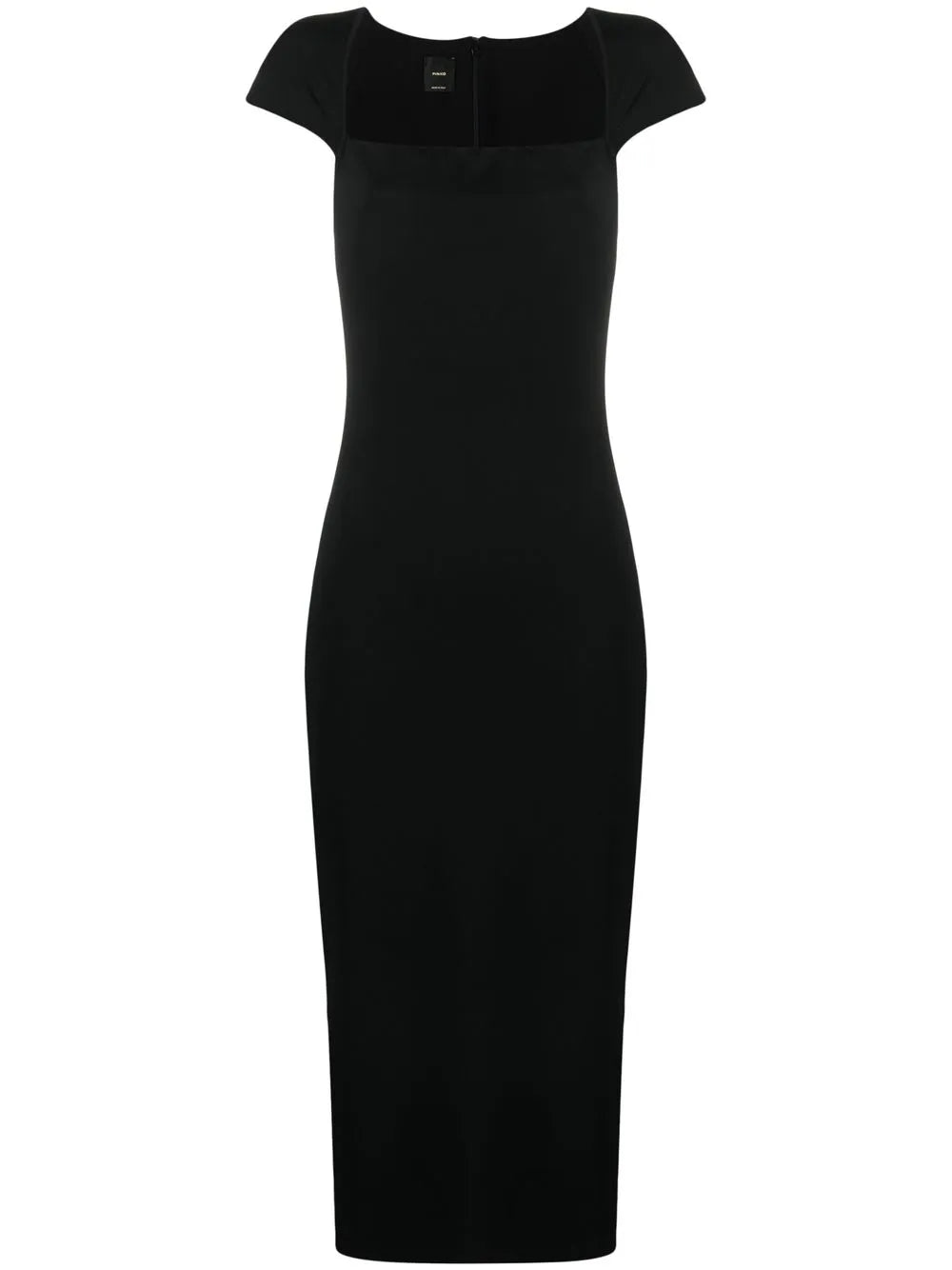 Square-Neck Midi Dress