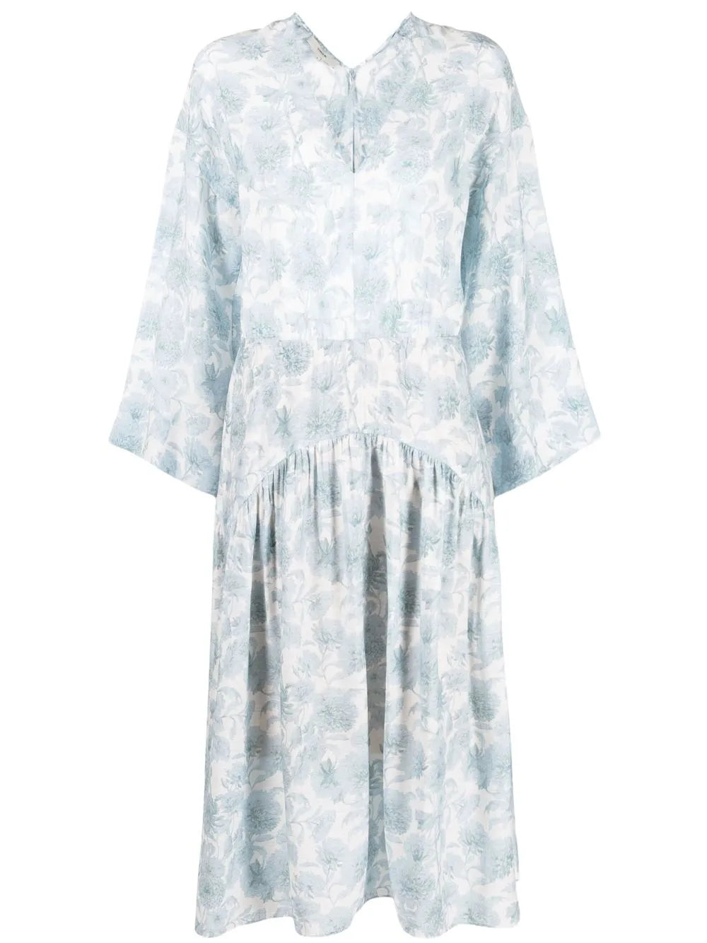 Dahlia Floral-Print V-Neck Dress