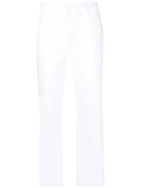 Cropped Straight-Leg Jeans