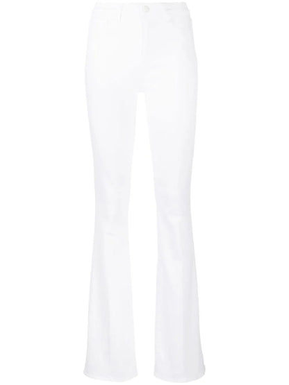 High-Waisted Flared Jeans