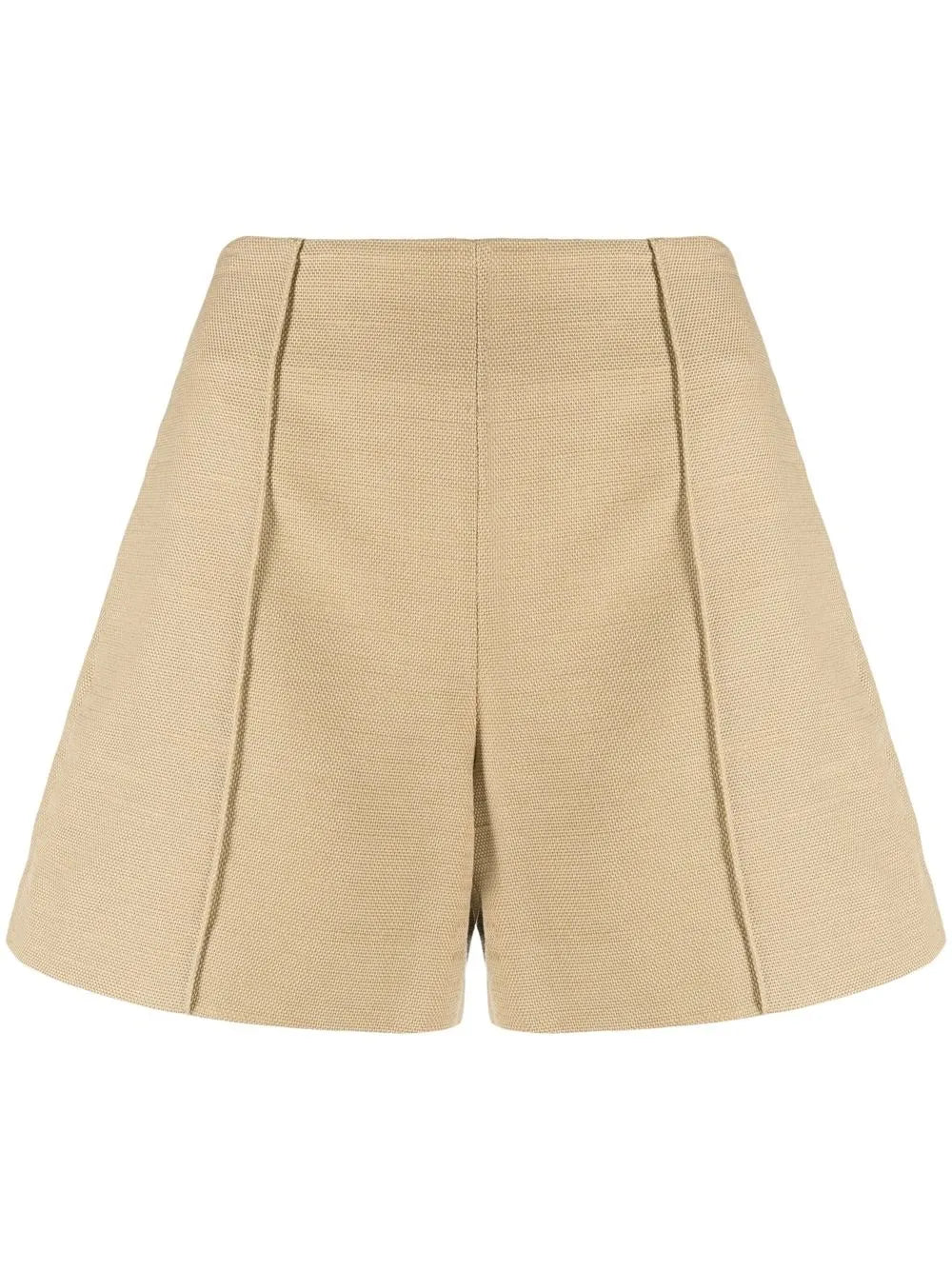 Sculptural Panama Shorts