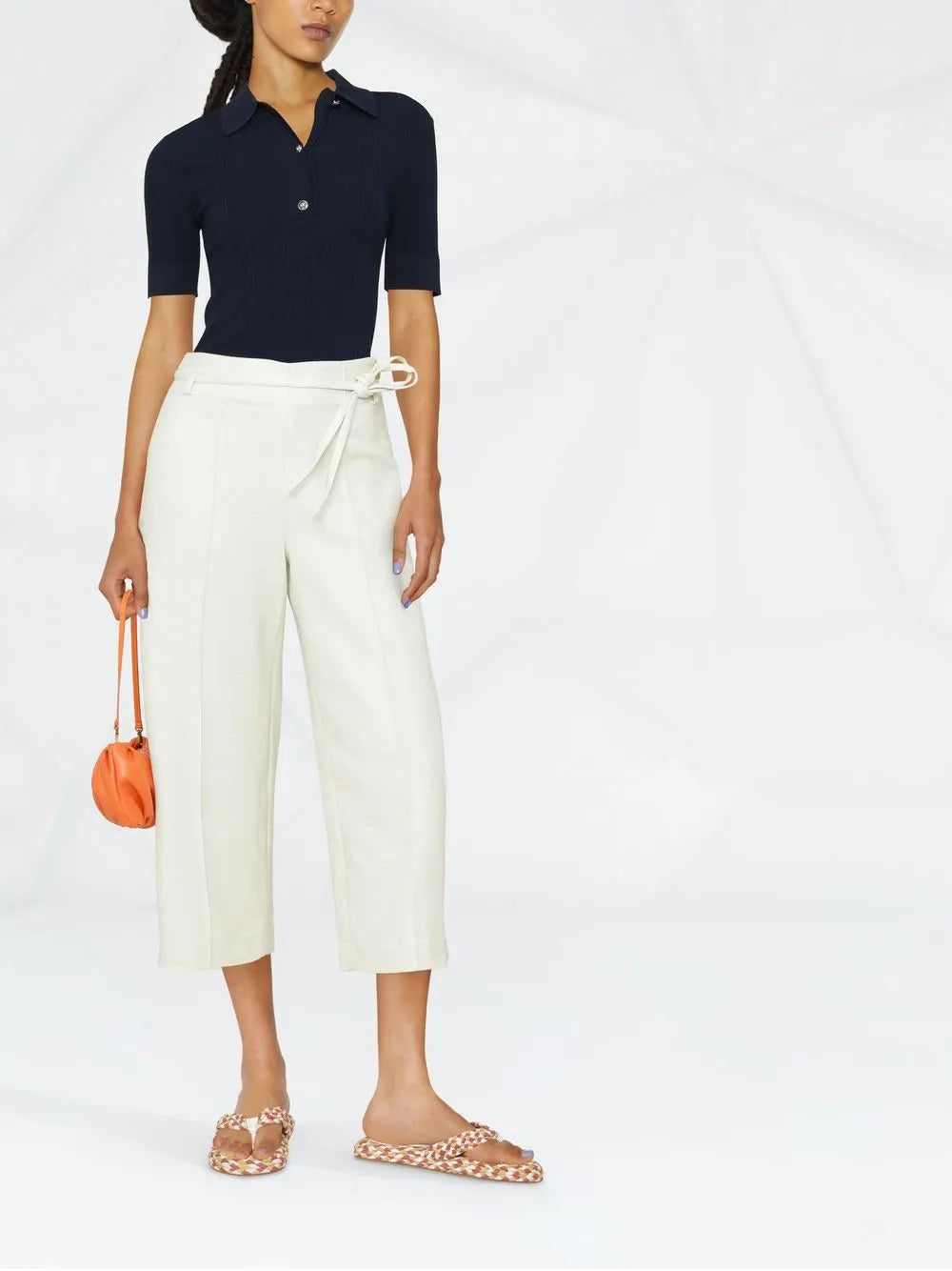 Cropped Panama Trousers