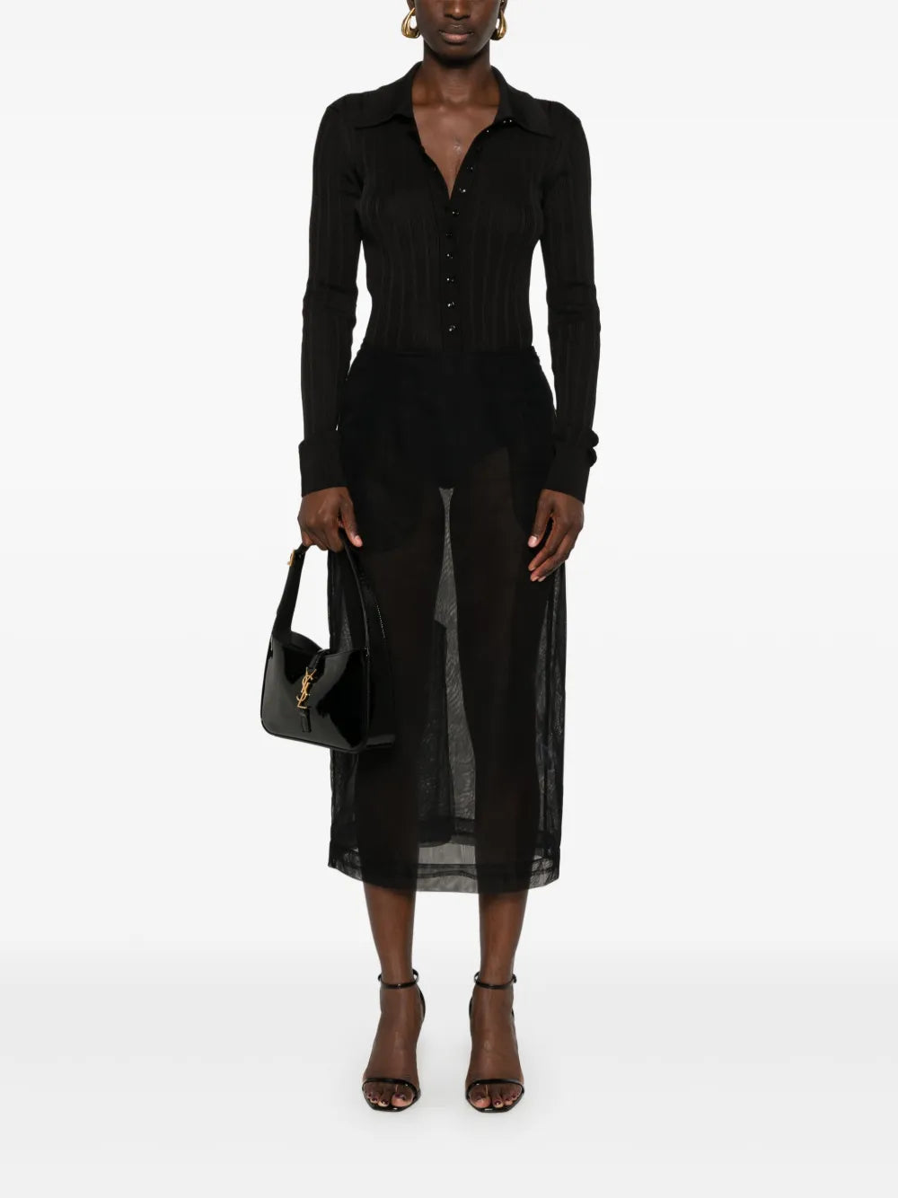 Ribbed-Knit Cardigan