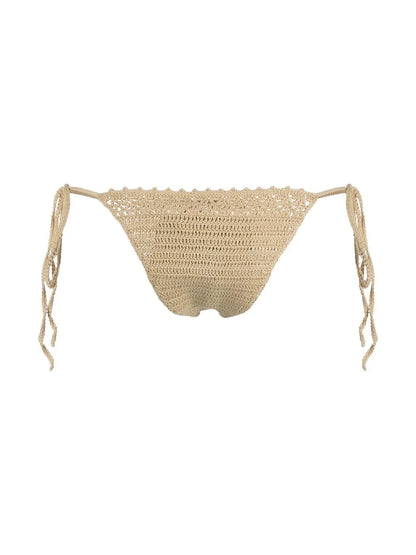Side-Tie Crochet Bikini-Bottoms