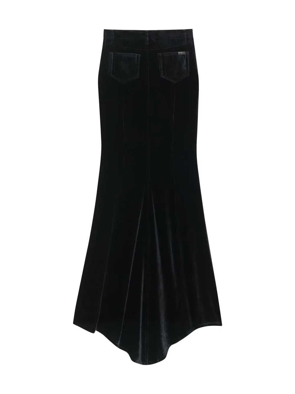 Velvet-Effect Mermaid Skirt
