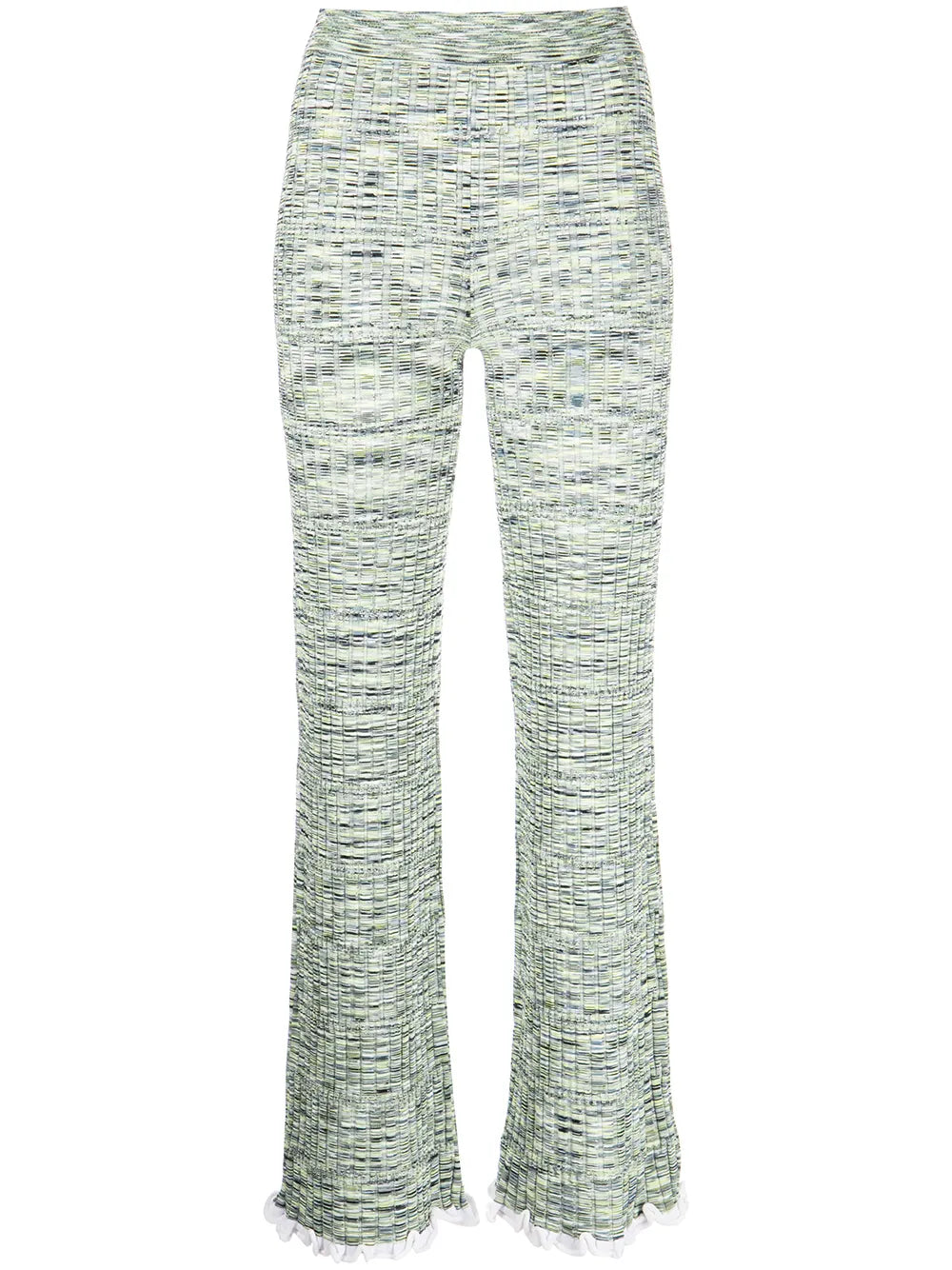 Grayson Ribbed-Knit Trousers