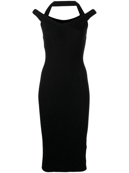 Halterneck Midi Dress