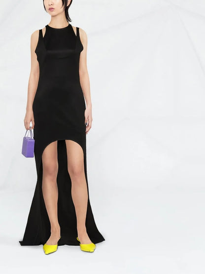 Sleeveless Layered Long Dress