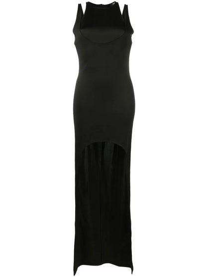 Sleeveless Layered Long Dress