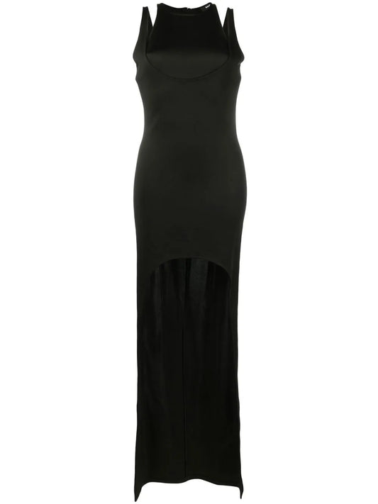 Sleeveless Layered Long Dress