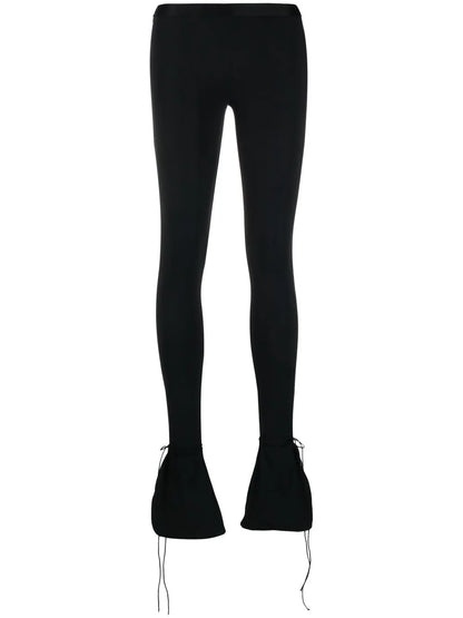 Split-Hem Flared Leggings