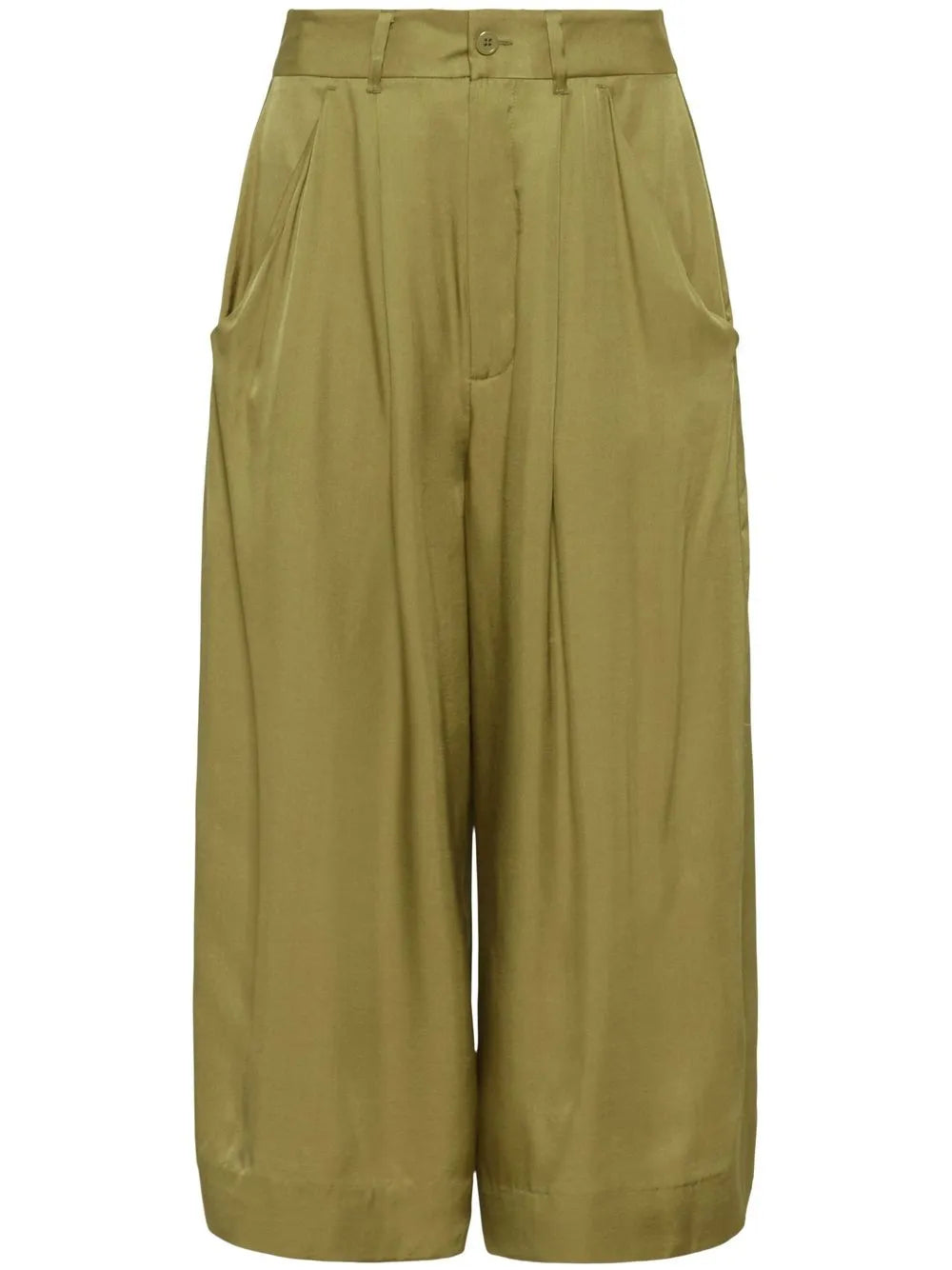 Cropped Darted Trousers