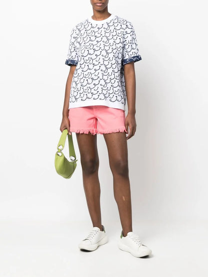 Bella Frayed-Hem Shorts