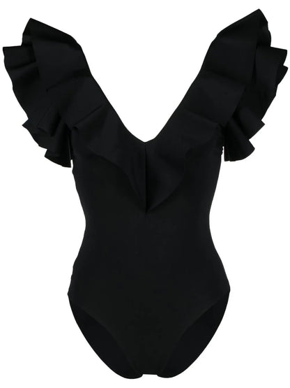 Ruffle-Trim Detail Swimsuit