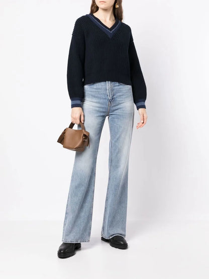Chunky Ribbed-Knit Jumper