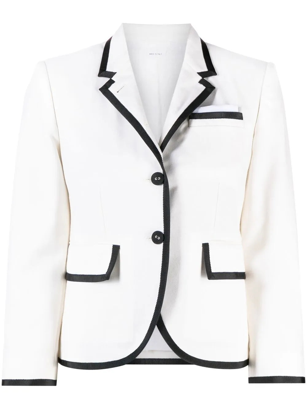Grosgrain Ribbon-Trim Blazer