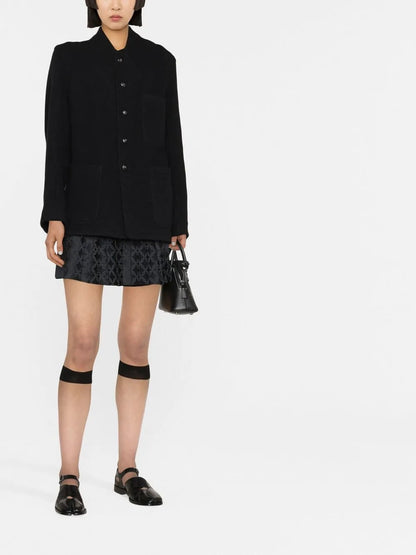 Single-Breasted Wool Jacket