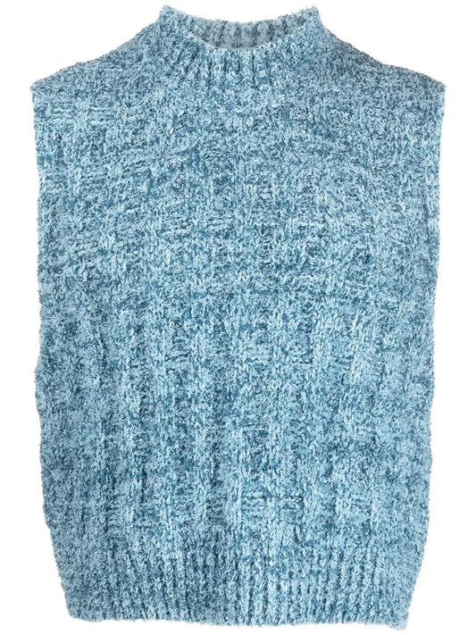 Bouclé Knitted Vest