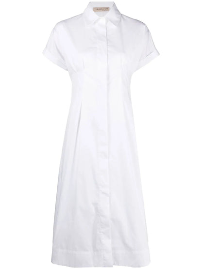 Short-Sleeve Cotton Shirtdress