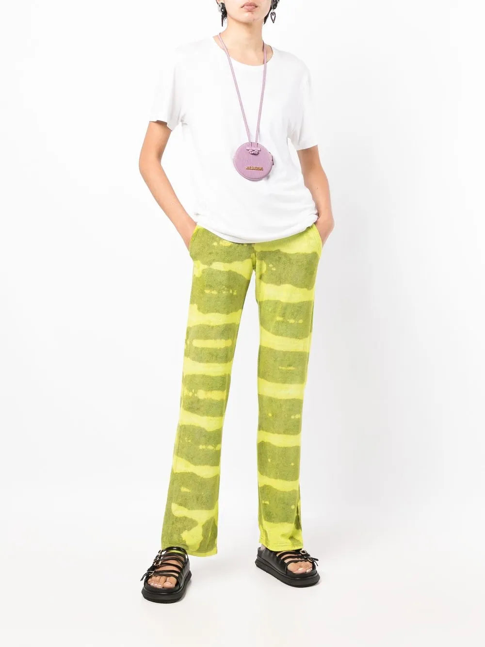 Tie-Dye Print Track Pants