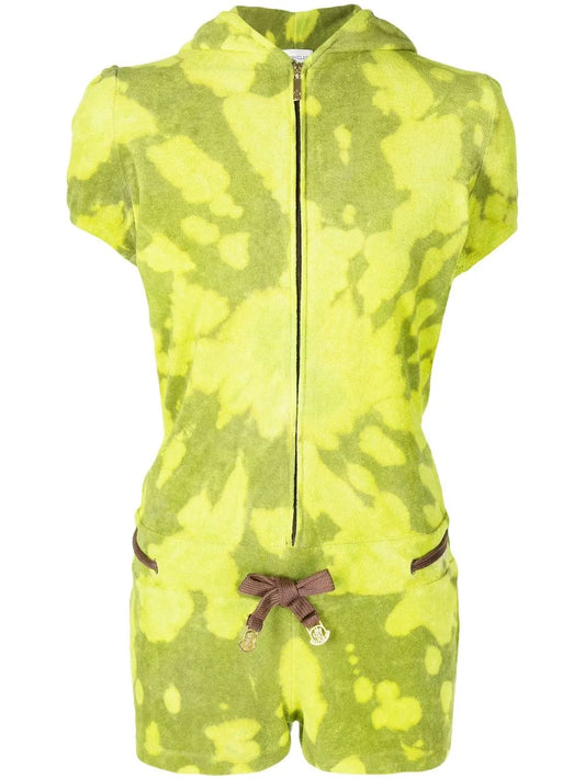 Tie-Dye Hooded Playsuit