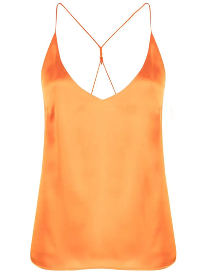 Spaghetti-Strap Satin Camisole
