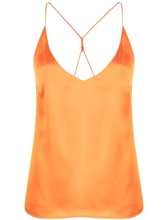 Spaghetti-Strap Satin Camisole