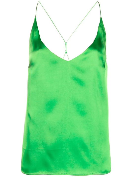 Spaghetti-Strap Satin Camisole
