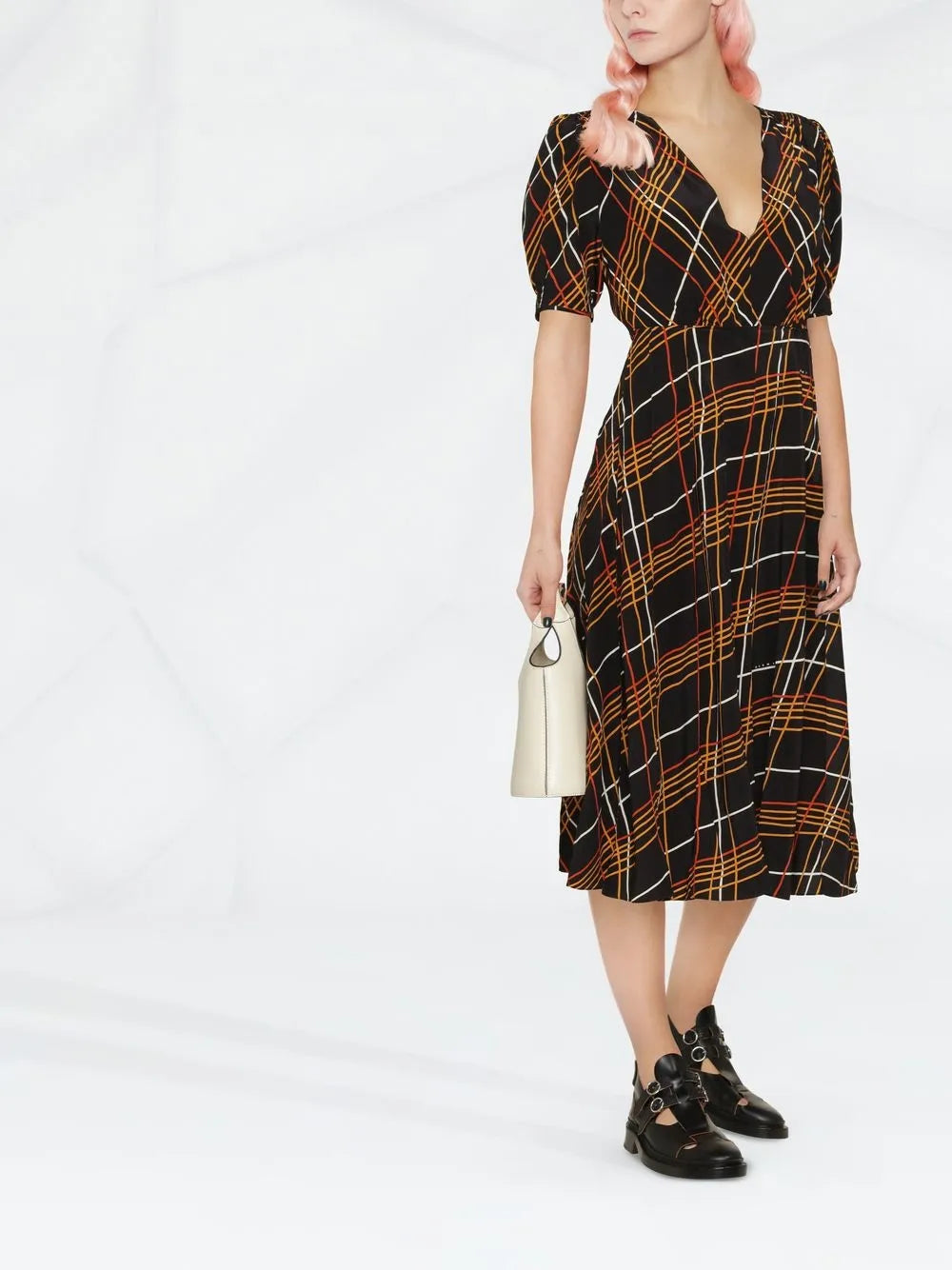 Multi-Way Stripe Midi Dress
